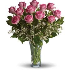 dozen pink roses dubai flower