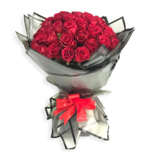 50 red roses bouquet online