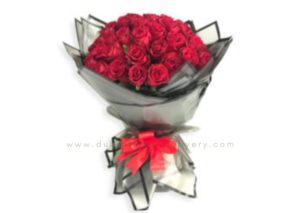 50 red roses bouquet online