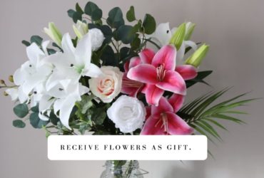 Receive Flowers as Gift